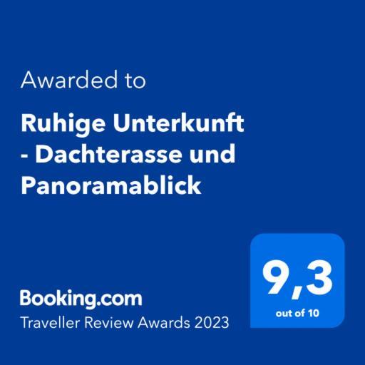 Ruhige Unterkunft - Dachterasse Und Panoramablick Warstein Esterno foto
