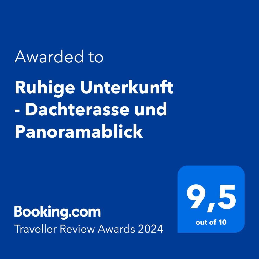 Ruhige Unterkunft - Dachterasse Und Panoramablick Warstein Esterno foto