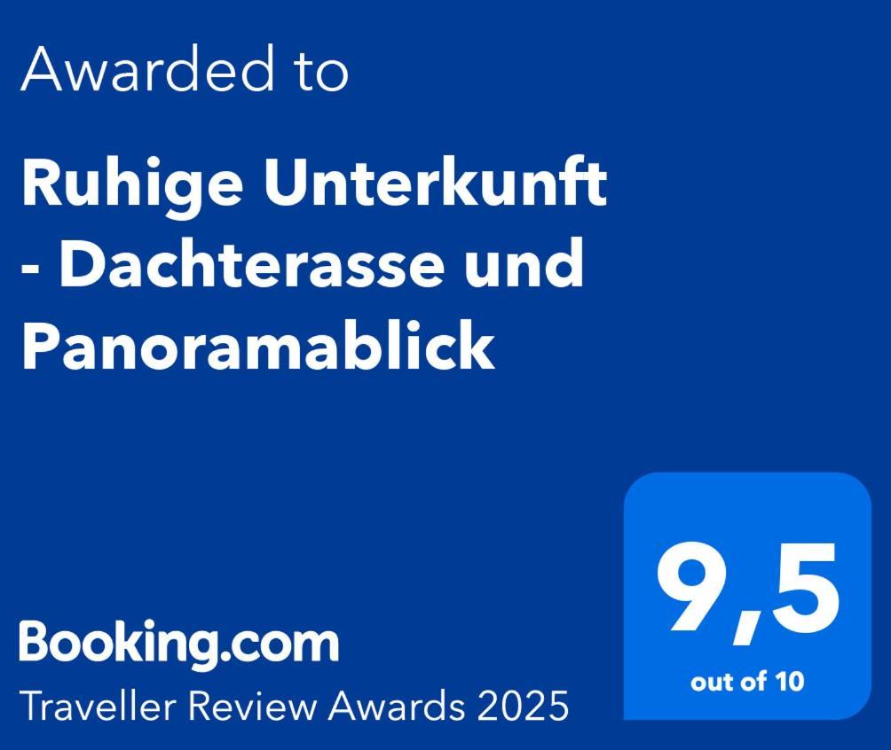 Ruhige Unterkunft - Dachterasse Und Panoramablick Warstein Esterno foto
